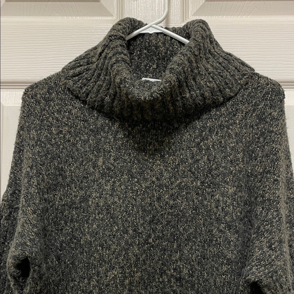 Backdrop | Oversized | Chunky | Cowl/Turtleneck | Black/Brown | Sweater | Size S - Picture 2 of 13